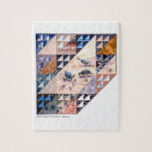 puzzel - art quilt Quail Covey Legpuzzel (Verticaal)