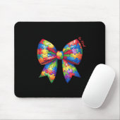 Puzzel Autisme Lint Coquette Nu Wees Kind Autisme Muismat (Met muis)