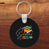 Puzzel Autistisch Senior 2025 Autisme Afstuderen J Sleutelhanger (Voorkant)