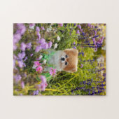 Puzzel - Bella Pomeranian Geheime tuin (Horizontaal)