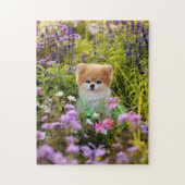 Puzzel - Bella Pomeranian Geheime tuin Legpuzzel (Verticaal)
