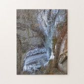 puzzel - Bevroren, Herfsten van glas Legpuzzel (Verticaal)