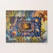 Puzzel binnen een Puzzel Hoofdbrekende Geneste (Horizontaal)