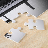 Puzzel: Black Grand Piano Legpuzzel (Zijkant)