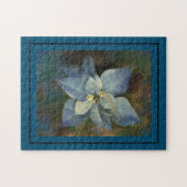 Puzzel - Blauwe Poinsettia (Horizontaal)