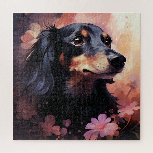 Puzzel Bloem Hond 5 (Verticaal)