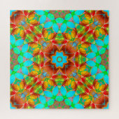 Puzzel Bloemen Fractal Art G410 (Horizontaal)