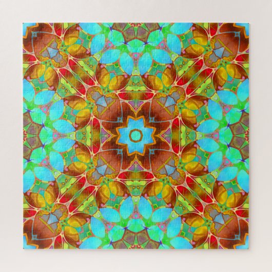 Puzzel Bloemen Fractal Art G410 Legpuzzel (Verticaal)