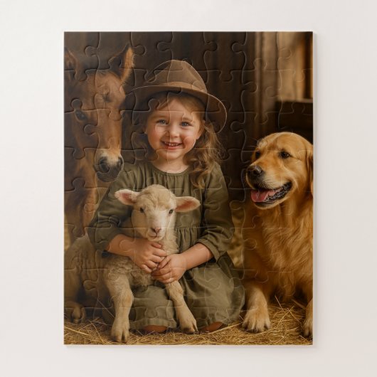 Puzzel. Boerderij Life Puzzle Legpuzzel (Verticaal)