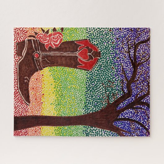 Puzzel - Boot en boom (Horizontaal)