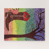 Puzzel - Boot en boom Legpuzzel (Horizontaal)