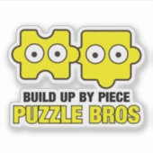 Puzzel Bros Sticker (Voorkant)