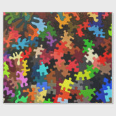 puzzel cadeaupapier (Vlak)