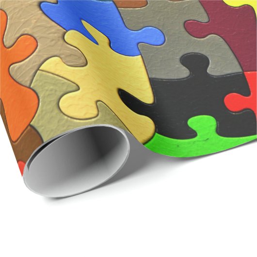 puzzel cadeaupapier (Rol Hoek)