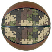 Puzzel camouflage Basketbal (Voorkant)
