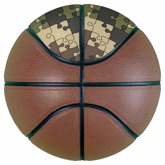 Puzzel camouflage Basketbal (Rechts)