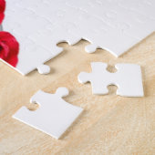 Puzzel Candy Rozen Rode Hart Met Basset Honden (Zijkant)