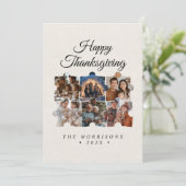 Puzzel Collage 6 Foto Canvas Gelukkig Thanksgiving Feestdagenkaart (Staand voorkant)
