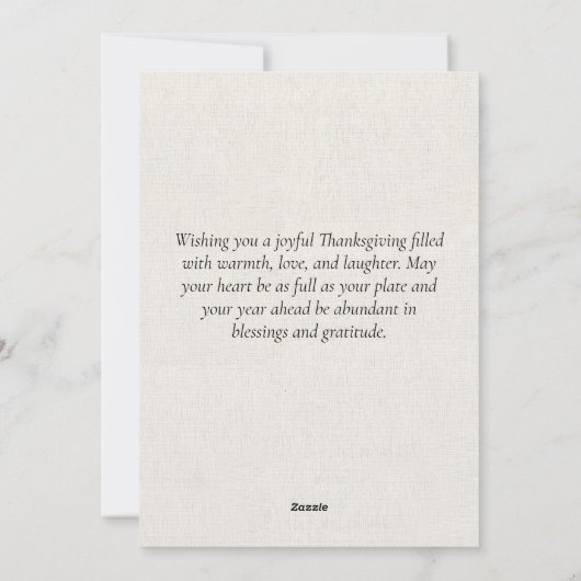 Puzzel Collage 6 Foto Canvas Gelukkig Thanksgiving Feestdagenkaart (Achterkant)