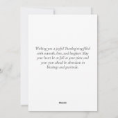 Puzzel Collage 6 foto Happy Thanksgiving Feestdagenkaart (Achterkant)