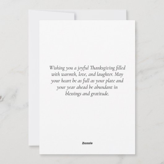 Puzzel Collage 6 foto Happy Thanksgiving Feestdagenkaart (Achterkant)