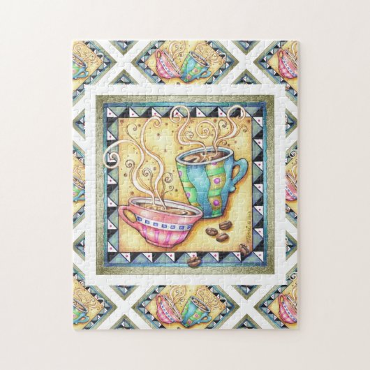 PUZZEL - COOLE BONEN! KOFFIEKUNST (Verticaal)