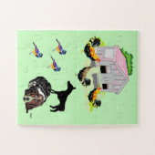 Puzzel: Dag op de farn Legpuzzel (Horizontaal)