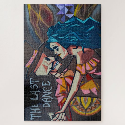 Puzzel - De laatste salsa dans graffiti (Verticaal)