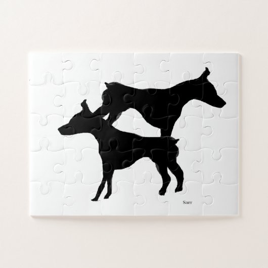 Puzzel: Doberman Legpuzzel (Horizontaal)