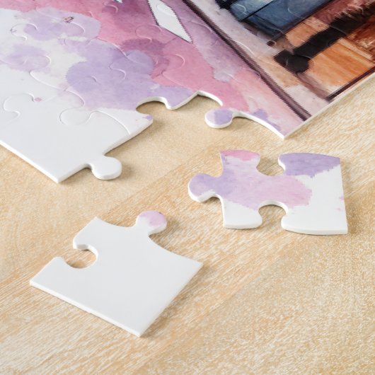 Puzzel Eiffeltoren Parijs met giftbox Legpuzzel (Zijkant)