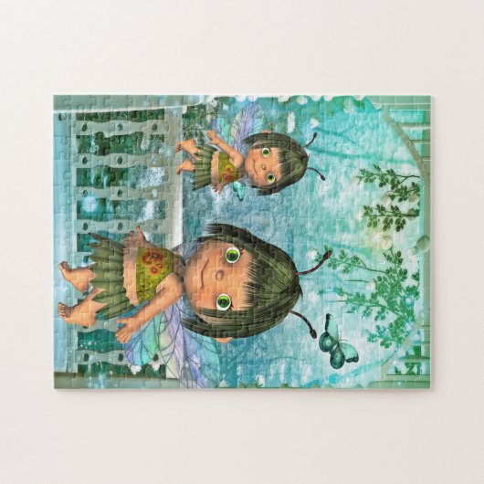 Puzzel Fantasy Fairy Meisjes Legpuzzel (Horizontaal)