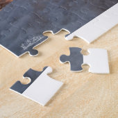 Puzzel foto ijs in de vorm van een beer (Zijkant)