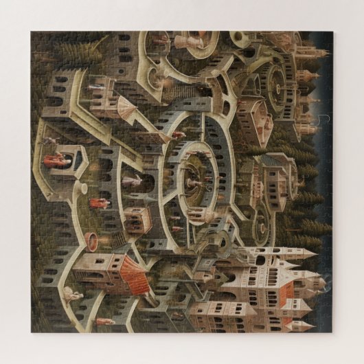 Puzzel (geavanceerd) - LABYRINT van Verrukkingen Legpuzzel (Horizontaal)