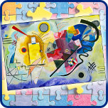 PUZZEL - Geel Rood Blauw - Wassily Kandinsky Legpuzzel<br><div class="desc">Deze puzzel bevat een afbeelding van een abstract getiteld "Yellow Red Blue" van Wassily Kandinsky (1866-1944). Het is verkrijgbaar in verschillende maten, hier weergegeven in maat 20 bij 30 inch met 1014 stuks. Er kunnen verschillende kleinere maten beschikbaar zijn en het kan nodig zijn om het afbeelding enigszins aan te...</div>