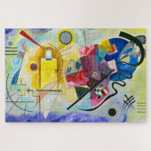 PUZZEL - Geel Rood Blauw - Wassily Kandinsky Legpuzzel (Horizontaal)
