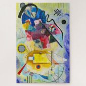 PUZZEL - Geel Rood Blauw - Wassily Kandinsky Legpuzzel (Verticaal)