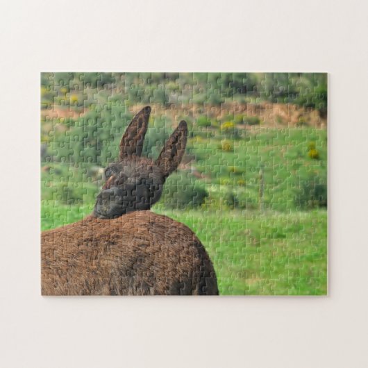 Puzzel: Gelukkige Ezel Legpuzzel (Horizontaal)