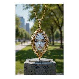 Puzzel Gezicht hanger Perfect Poster