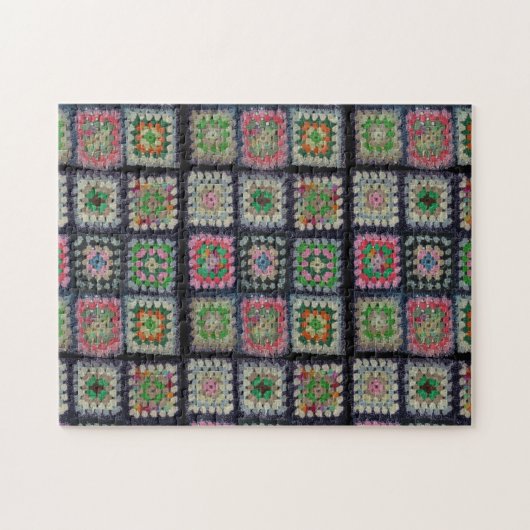 Puzzel - Granny Square Afghaans (Horizontaal)