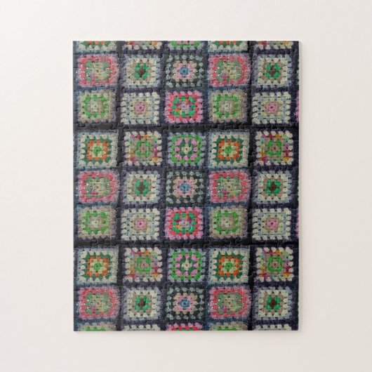 Puzzel - Granny Square Afghaans (Verticaal)