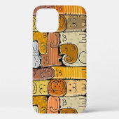 Puzzel Grappige Katten Huis Naadloos Case-Mate iPhone Case (Achterkant)