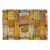 Puzzel Grappige Katten Huis Naadloos Kussensloop (Voorkant)