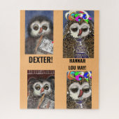 Puzzel Grappige, schattige UILEN! DEXTER, HANNAH L Legpuzzel (Verticaal)