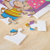 Puzzel Happy Verjaardag Taart Schaatsen Legpuzzel (Zijkant)