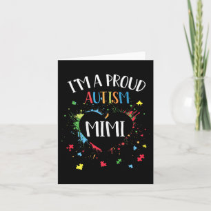 Puzzel hart in een trots autisme mimi autisme bewu kaart
