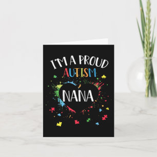 Puzzel hart in een trots autisme nana autisme bewu kaart