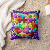Puzzel hart kussen (Deken)
