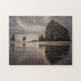 Puzzel: Haystack Rock en naalden Legpuzzel