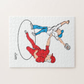 Puzzel: hij is veilig / honkbal legpuzzel (Horizontaal)