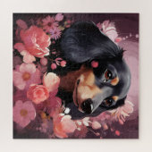 Puzzel Hond Bloem 4 (Horizontaal)